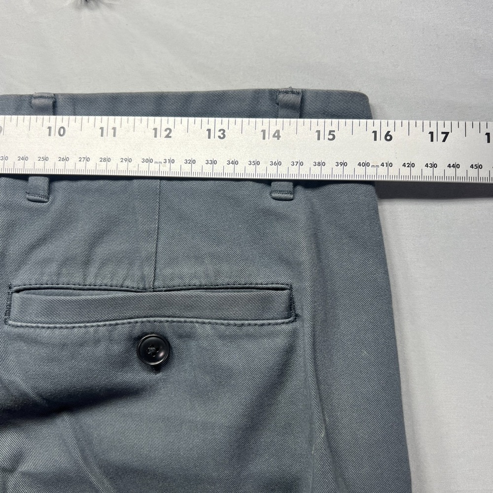 Everlane Uniform Pants Mens 30x34 (Fits 30x32) Gray Slim Fit Chino Workwear - Picture 8 of 9